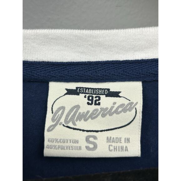 Virginia Cavaliers Shirt Womens Small Blue Spellout V neck ACC Graphic Blue NEW - Picture 6 of 8